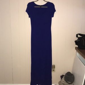 Royal blue maxi dress